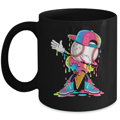 Dripping Baseball Drip Boys Ice Cream Drip Baseball Sport Mug | teecentury