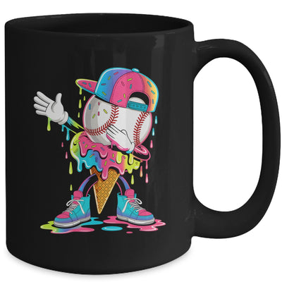 Dripping Baseball Drip Boys Ice Cream Drip Baseball Sport Mug | teecentury