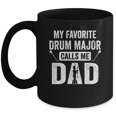 Drum Major Dad Funny Favorite Marching Band Parents Mug | teecentury
