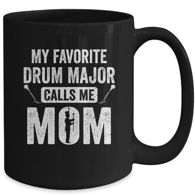 Drum Major Mom Funny Favorite Marching Band Parents Mug | teecentury