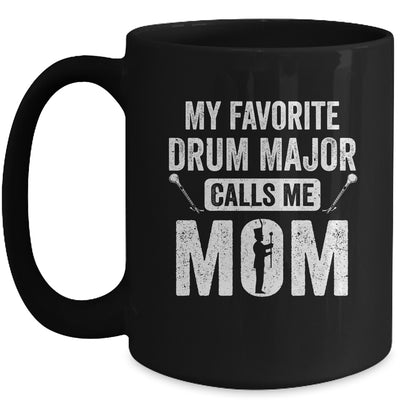 Drum Major Mom Funny Favorite Marching Band Parents Mug | teecentury