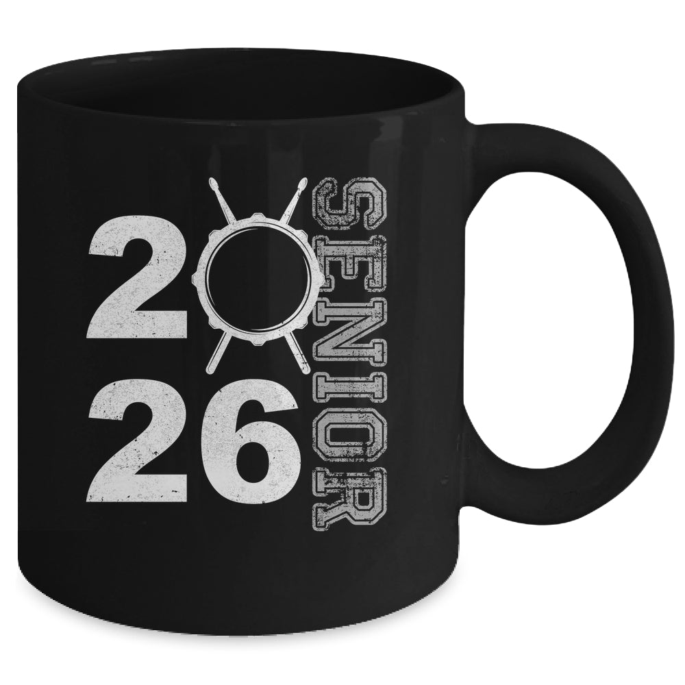 Drum Player Senior Class Of 2026 Marching Band Student Mug | teecentury