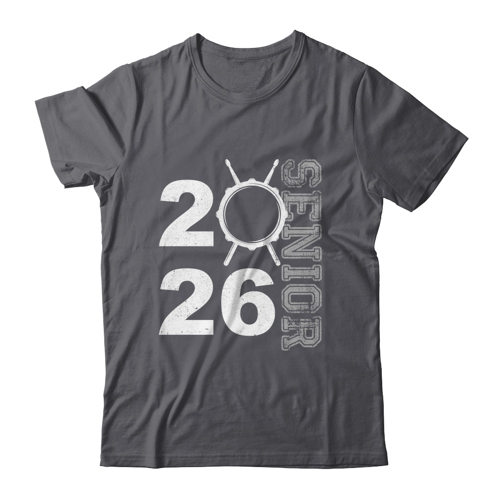 Drum Player Senior Class Of 2026 Marching Band Student Shirt & Hoodie | teecentury