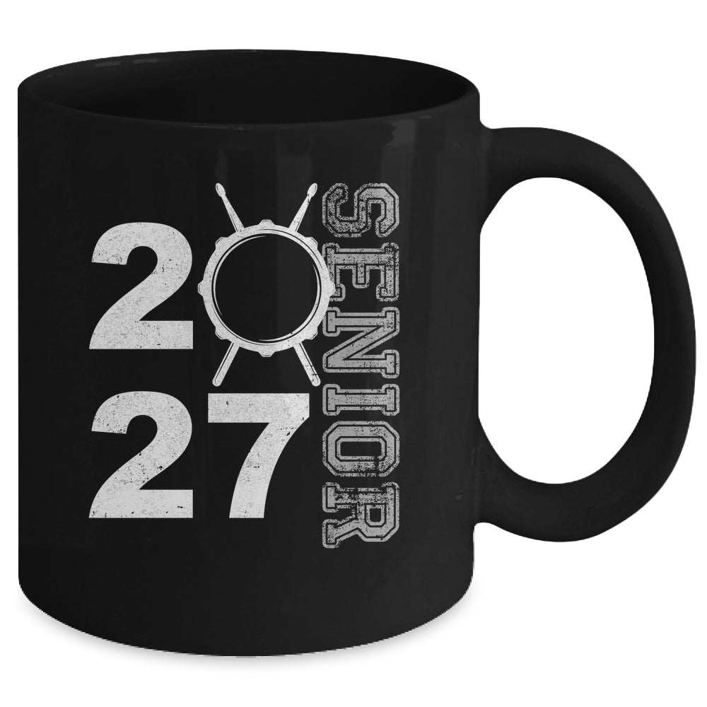 Drum Player Senior Class Of 2027 Marching Band Student Mug | teecentury