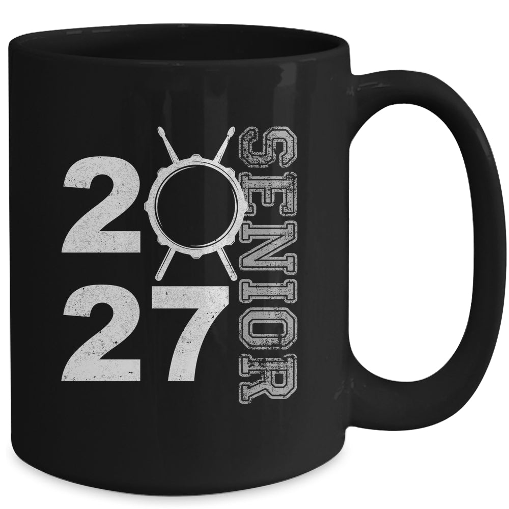 Drum Player Senior Class Of 2027 Marching Band Student Mug | teecentury