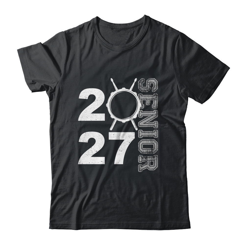 Drum Player Senior Class Of 2027 Marching Band Student Shirt & Hoodie | teecentury