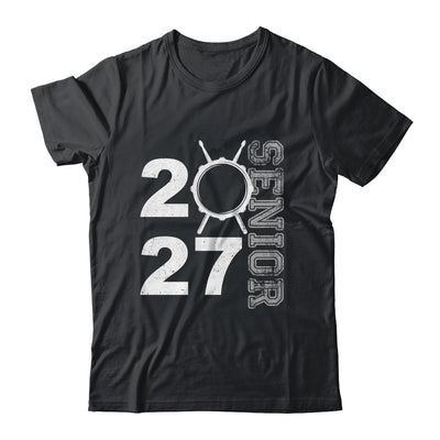 Drum Player Senior Class Of 2027 Marching Band Student Shirt & Hoodie | teecentury