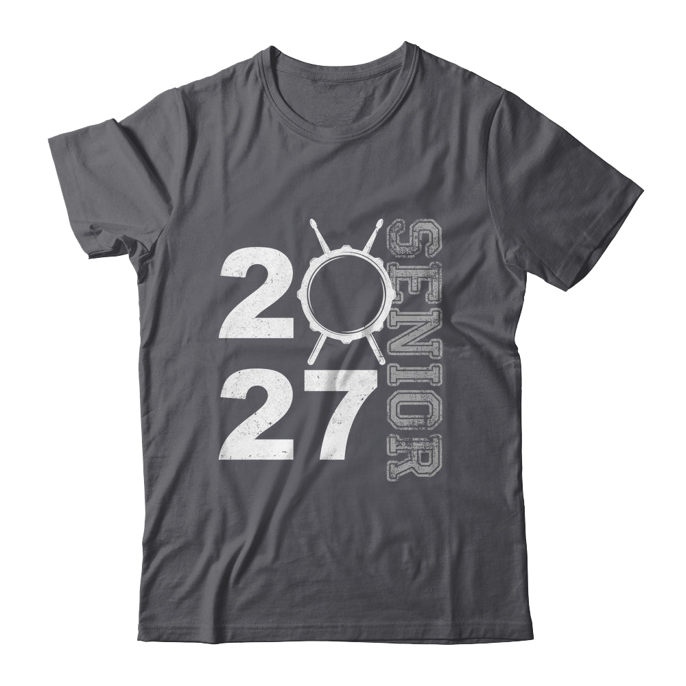 Drum Player Senior Class Of 2027 Marching Band Student Shirt & Hoodie | teecentury