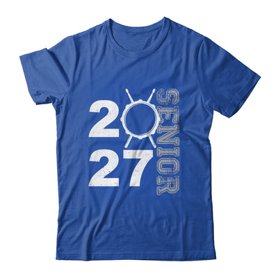 Drum Player Senior Class Of 2027 Marching Band Student Shirt & Hoodie | teecentury