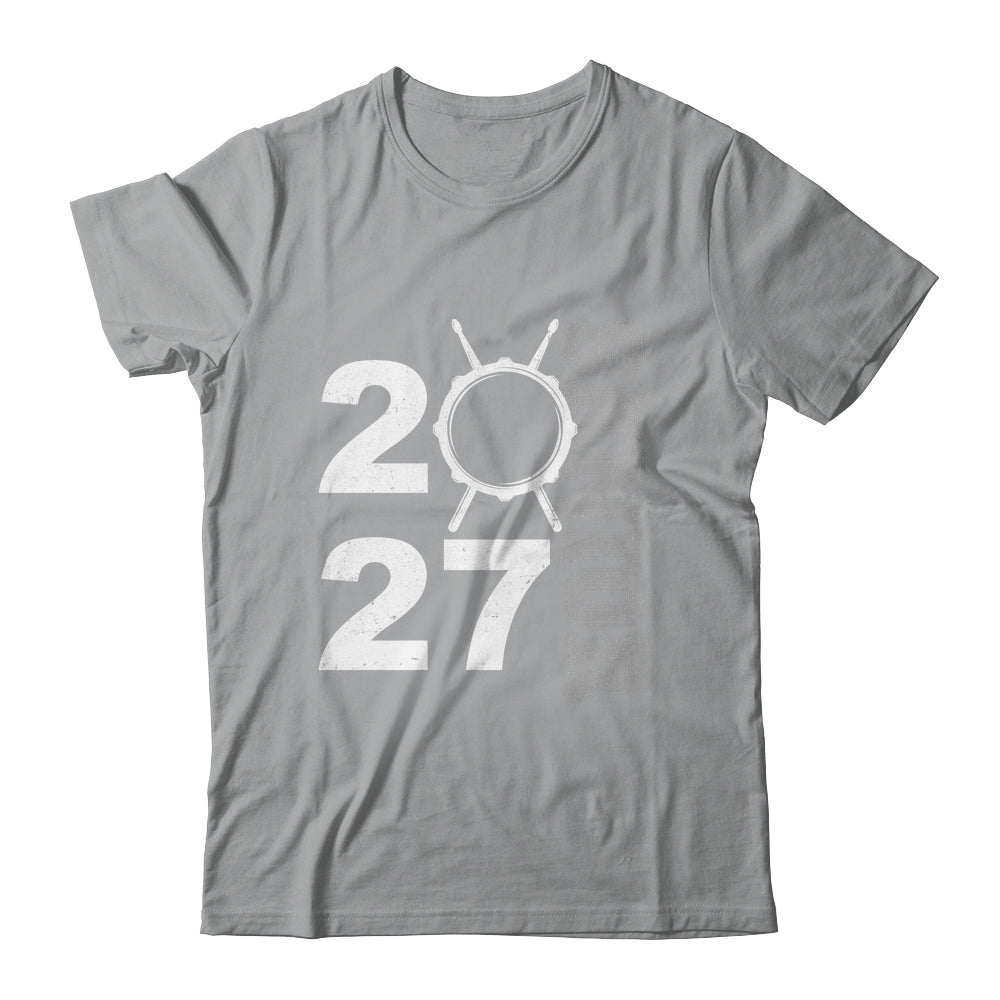 Drum Player Senior Class Of 2027 Marching Band Student Shirt & Hoodie | teecentury