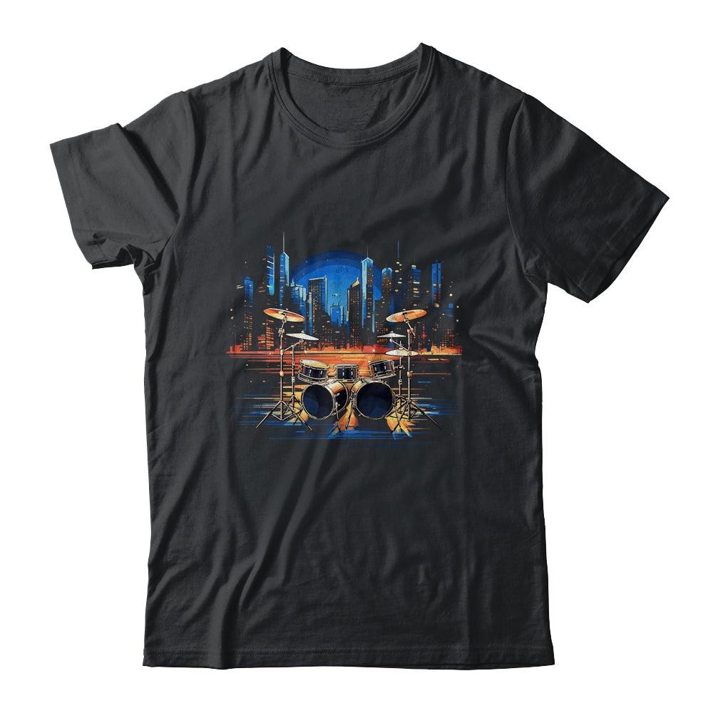 Drumset Drum Kit Music Drummer Drumming Drummer Band Shirt & Hoodie | teecentury