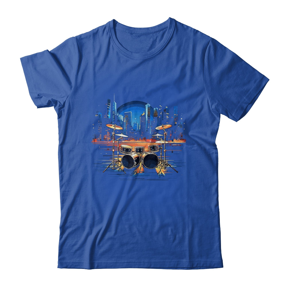 Drumset Drum Kit Music Drummer Drumming Drummer Band Shirt & Hoodie | teecentury