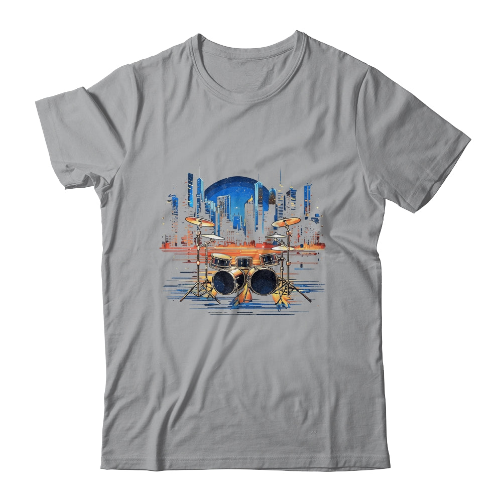 Drumset Drum Kit Music Drummer Drumming Drummer Band Shirt & Hoodie | teecentury