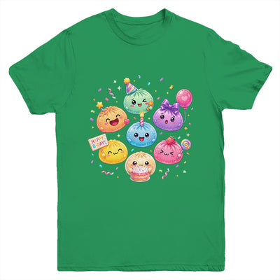 Dumpling Birthday Party Cute Dumplings Squishy Kids Girls Youth Shirt | teecentury