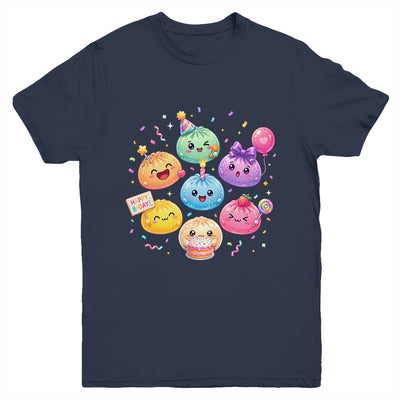 Dumpling Birthday Party Cute Dumplings Squishy Kids Girls Youth Shirt | teecentury