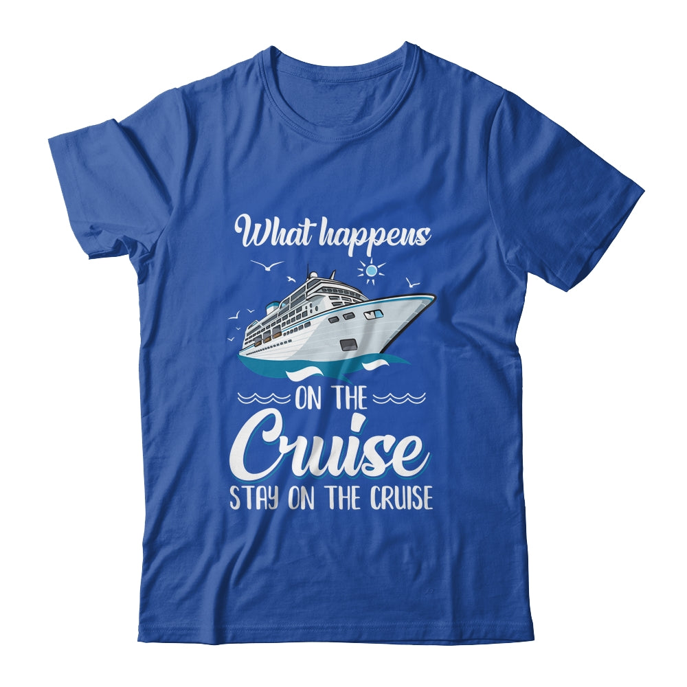 What Happens On The Cruise Stays On The Cruise Family T-Shirt & Tank Top | Teecentury.com
