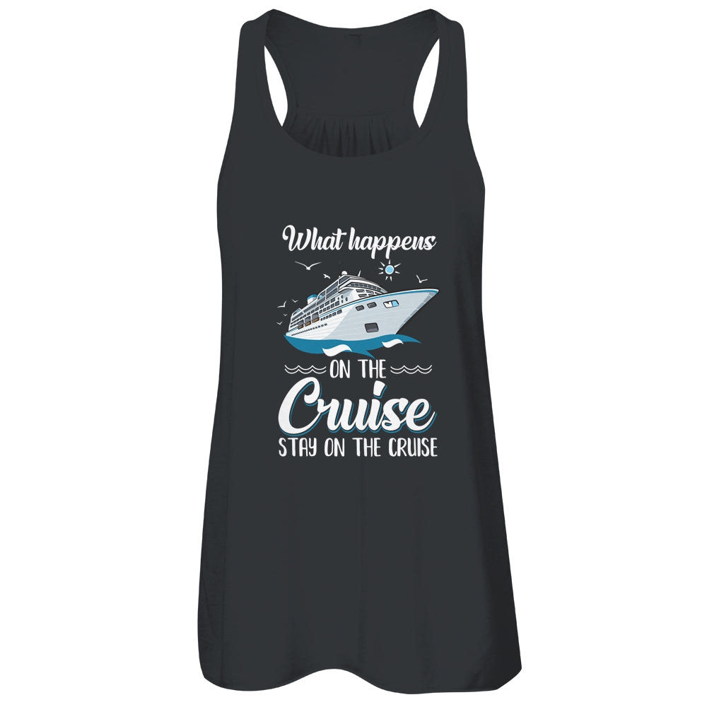 What Happens On The Cruise Stays On The Cruise Family T-Shirt & Tank Top | Teecentury.com