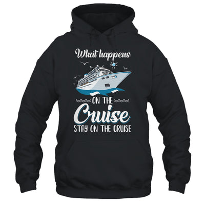 What Happens On The Cruise Stays On The Cruise Family T-Shirt & Tank Top | Teecentury.com