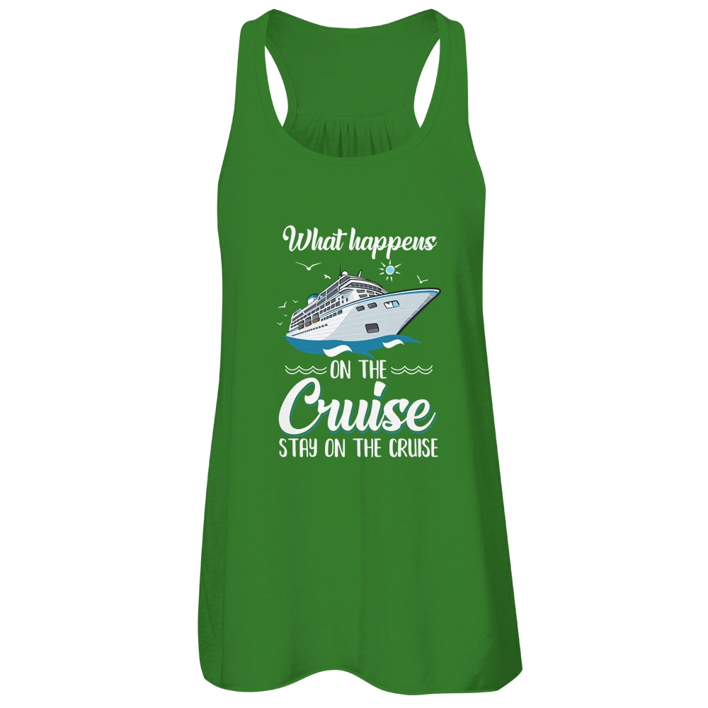 What Happens On The Cruise Stays On The Cruise Family T-Shirt & Tank Top | Teecentury.com