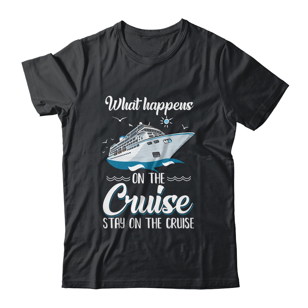 What Happens On The Cruise Stays On The Cruise Family T-Shirt & Tank Top | Teecentury.com