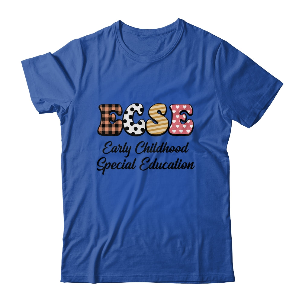 ECSE Early Childhood Special Education Back To School Shirt & Hoodie | teecentury