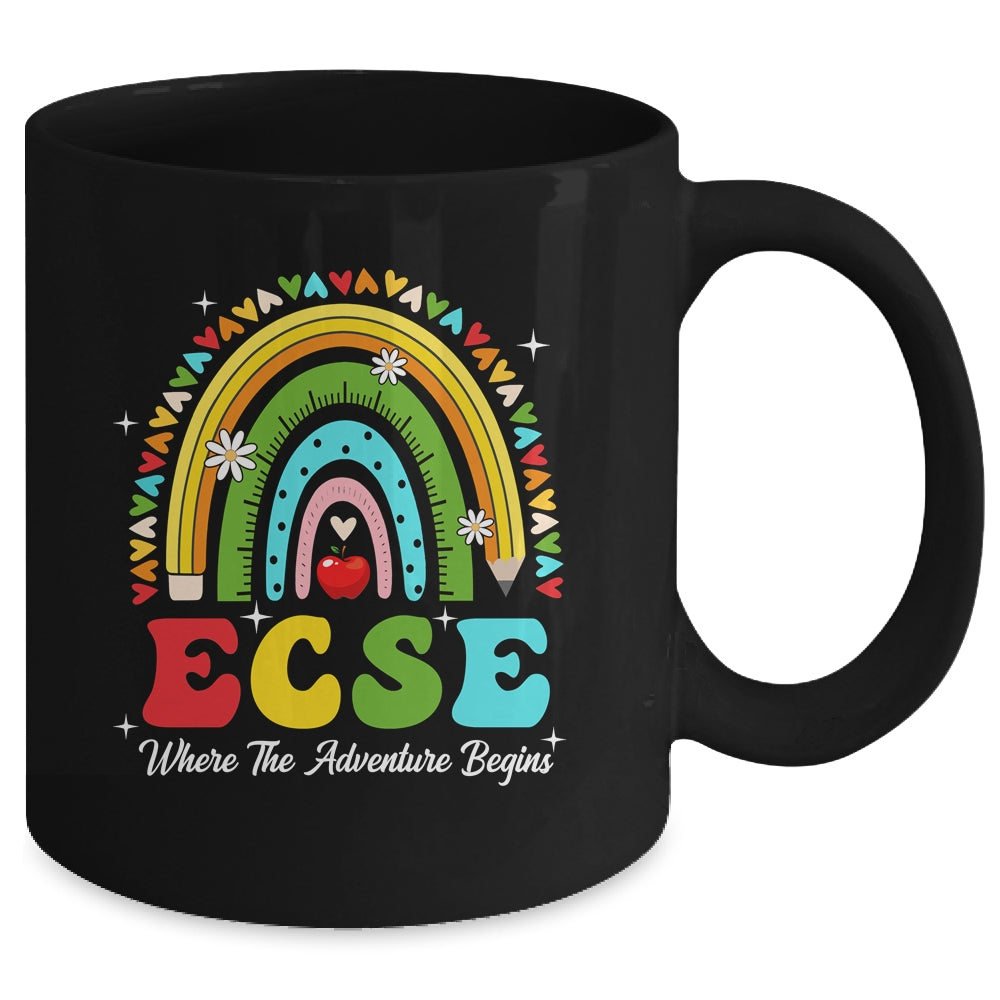 Early Childhood Special Education SPED ECSE Crew Groovy Cute Mug | teecentury