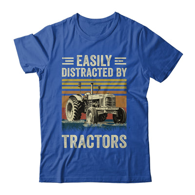 Easily Distracted By Tractor Art Men Farming Farmer Truck Shirt & Hoodie | teecentury