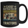 Easily Distracted By Tractor Art Men Farming Farmer Truck Mug | teecentury