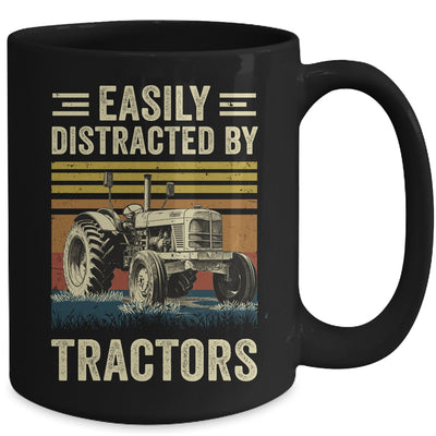 Easily Distracted By Tractor Art Men Farming Farmer Truck Mug | teecentury