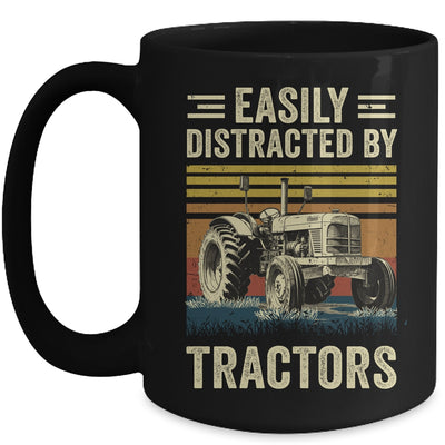 Easily Distracted By Tractor Art Men Farming Farmer Truck Mug | teecentury