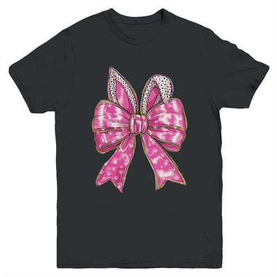 Easter Bunny Coquette Easter Day Happy Women Girls Jesus Youth Shirt | teecentury