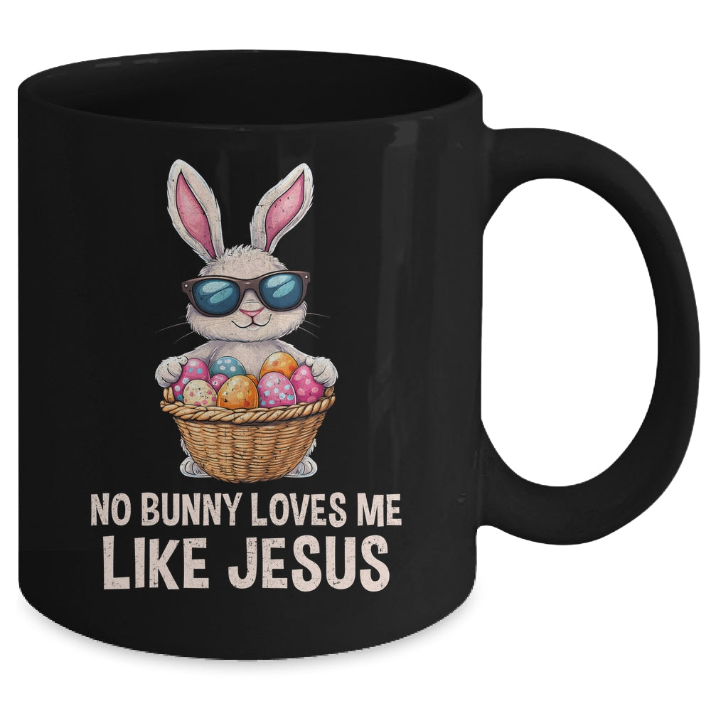 Easter No Bunny Loves Me Like Jesus Christian Kids Girls Mug | teecentury