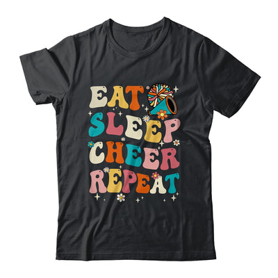 Eat Sleep Cheer Repeat Cheerleader Cheerleading Women Girls Shirt & Tank Top | teecentury