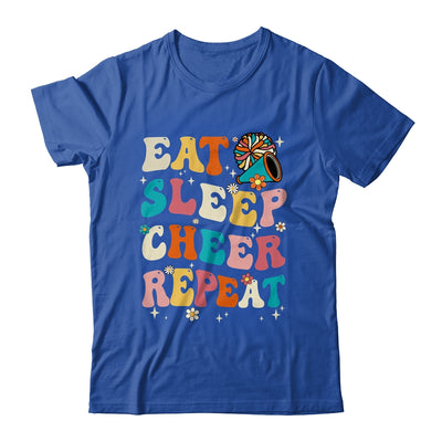 Eat Sleep Cheer Repeat Cheerleader Cheerleading Women Girls Shirt & Tank Top | teecentury