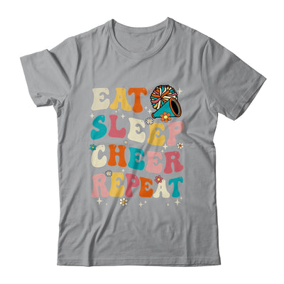 Eat Sleep Cheer Repeat Cheerleader Cheerleading Women Girls Shirt & Tank Top | teecentury