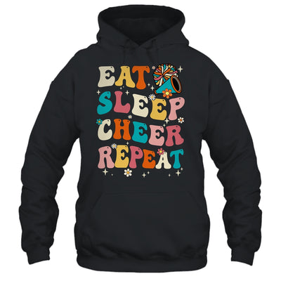 Eat Sleep Cheer Repeat Cheerleader Cheerleading Women Girls Shirt & Tank Top | teecentury