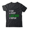 Eat Sleep Cut Grass Landscaping Funny Lawn Mowing Lawn Mower Shirt & Tank Top | teecentury