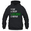 Eat Sleep Cut Grass Landscaping Funny Lawn Mowing Lawn Mower Shirt & Tank Top | teecentury