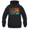 Eat Sleep Fix Airplanes Repeat Funny Aircraft Mechanic Shirt & Hoodie | teecentury