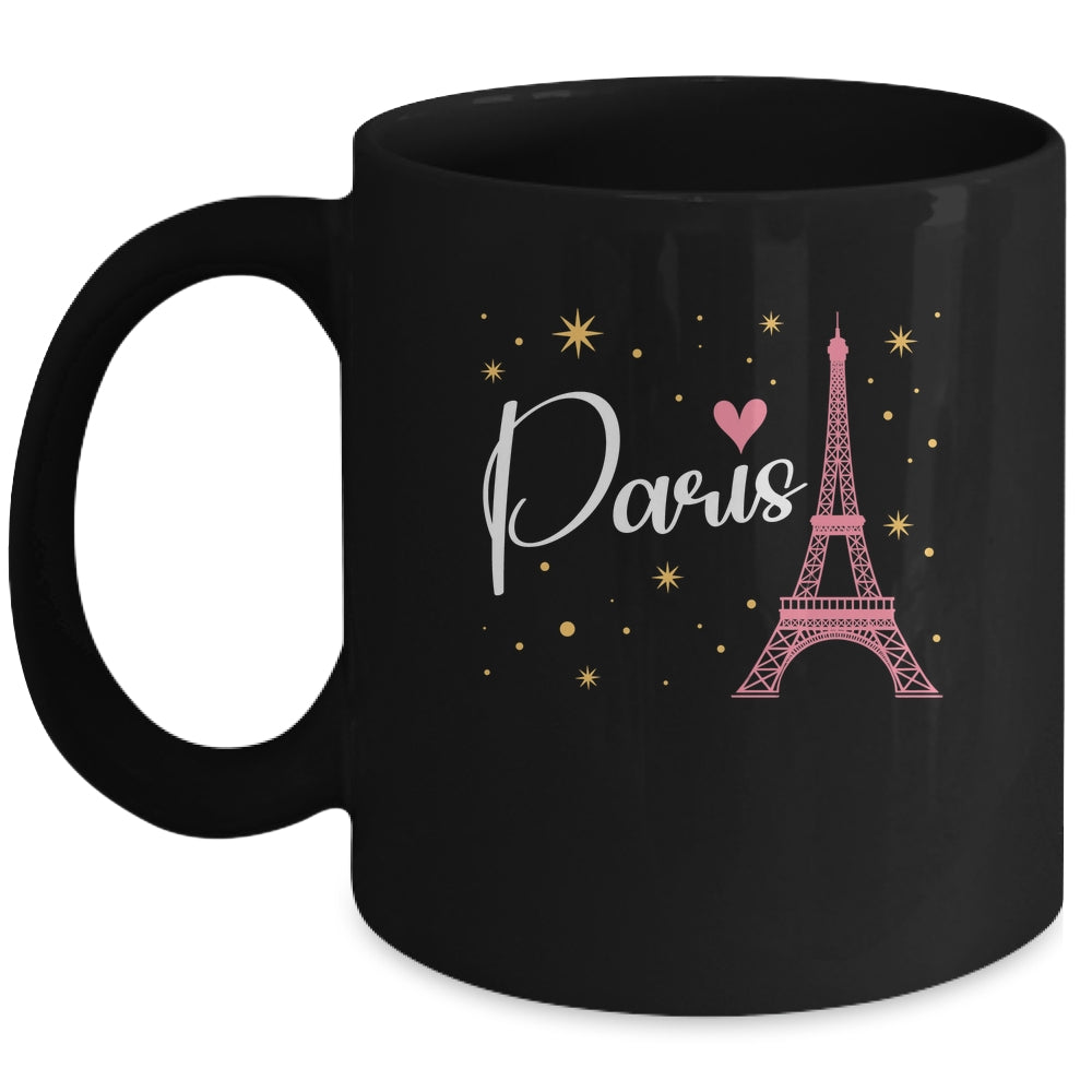 Eiffel Tower Paris Girls Guys Travel Holiday France Souvenir Mug | teecentury
