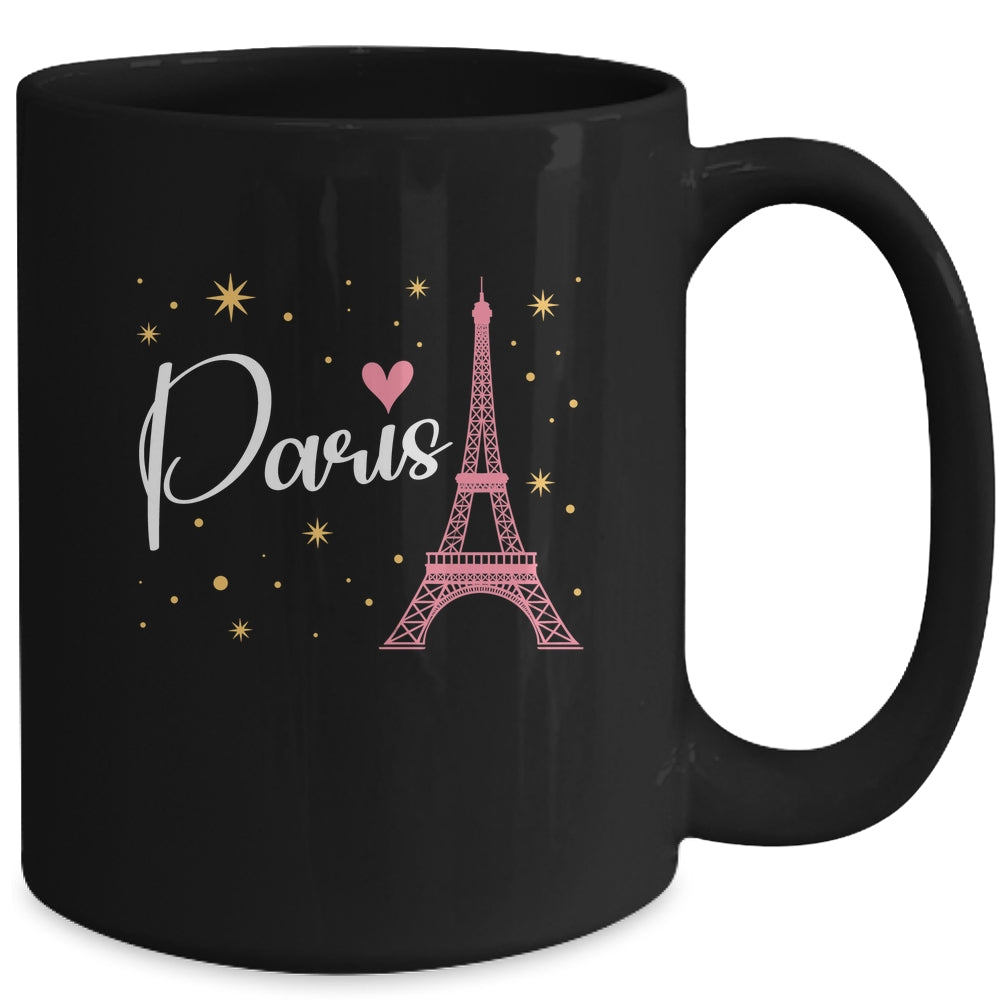 Eiffel Tower Paris Girls Guys Travel Holiday France Souvenir Mug | teecentury