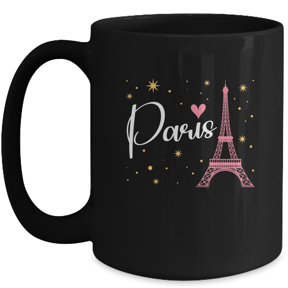 Eiffel Tower Paris Girls Guys Travel Holiday France Souvenir Mug | teecentury