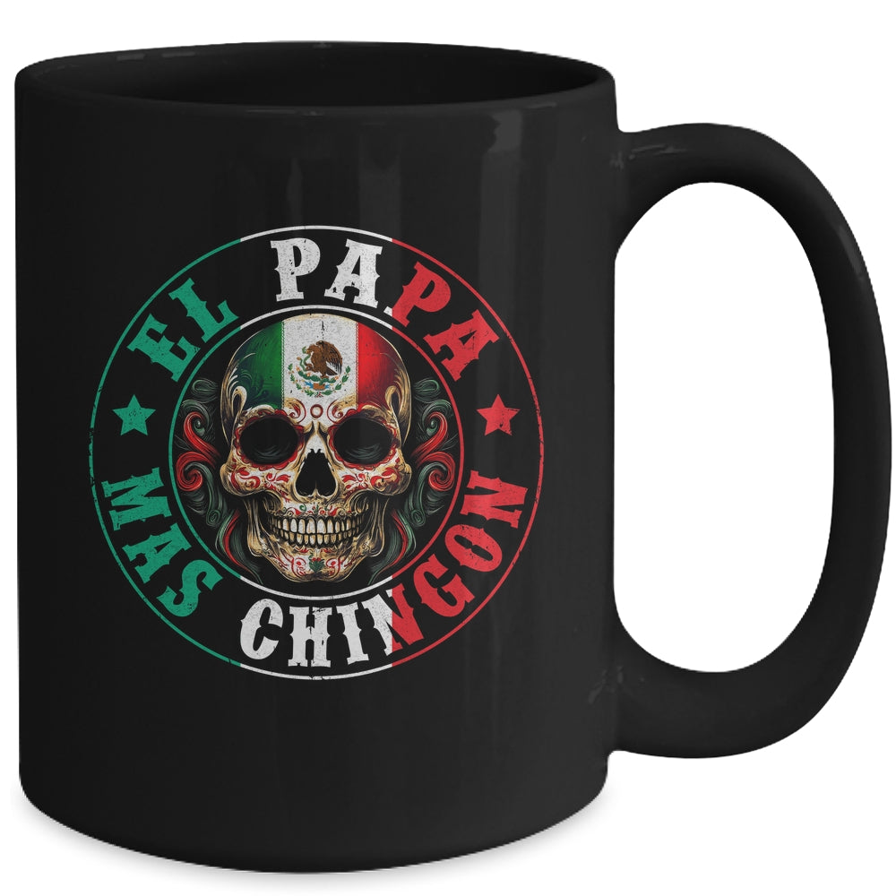 El Papa Mas Chingon Father's Day Funny Mexican Dad Spanish Mug | teecentury