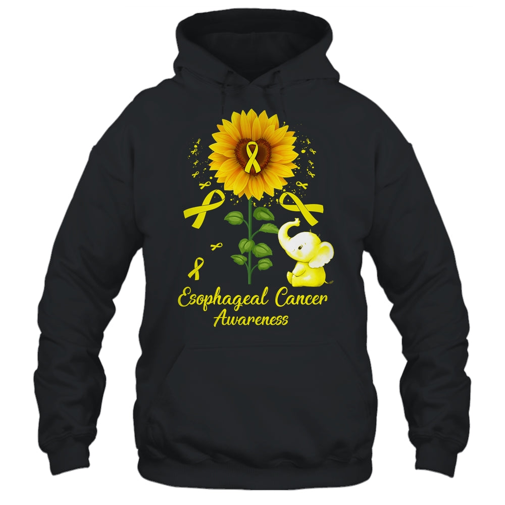 Elephant Yellow Ribbon Sarcoma Awareness Sunflower Shirt & Hoodie | teecentury
