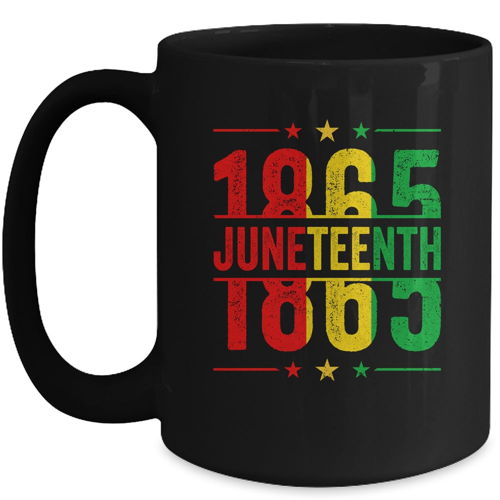 Emancipation Day Is Great 1865 Juneteenth Flag Men Women Mug | teecentury