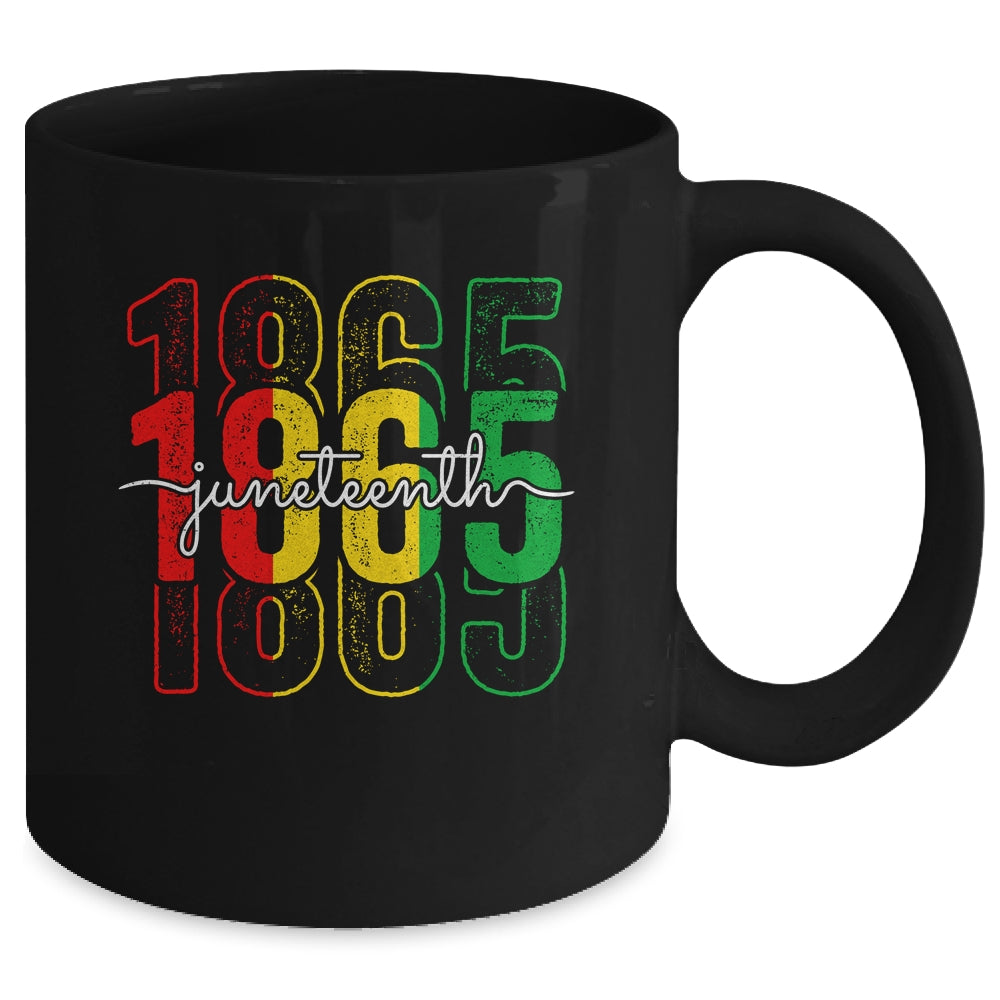 Emancipation Day Is Great With 1865 Juneteenth Flag Mug | teecentury