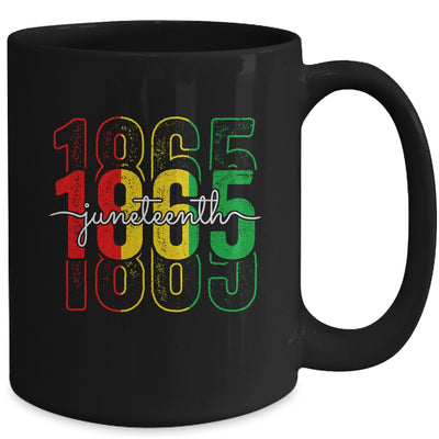 Emancipation Day Is Great With 1865 Juneteenth Flag Mug | teecentury