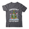 Emergency Department Christmas Holiday Skeleton Nurse ER ED Shirt & Sweatshirt | teecentury