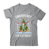 Emergency Department Christmas Holiday Skeleton Nurse ER ED Shirt & Sweatshirt | teecentury