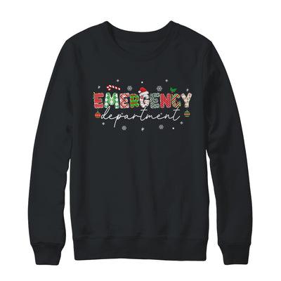 Emergency Department ER Nurse Christmas Emergency Room Shirt & Sweatshirt | teecentury